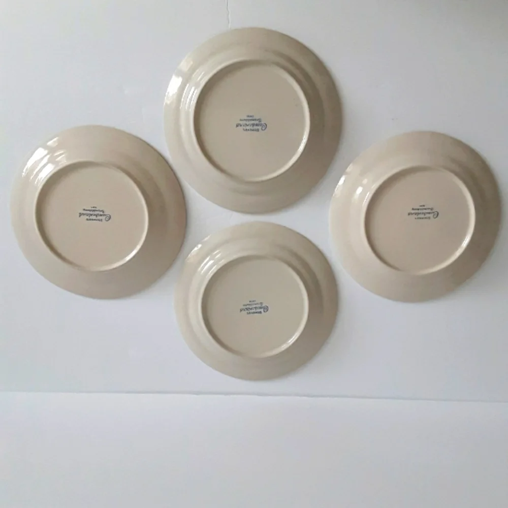 4 Cumberland Stoneware Brambleberry Japan Salad Plate Appetizers Cottage Country